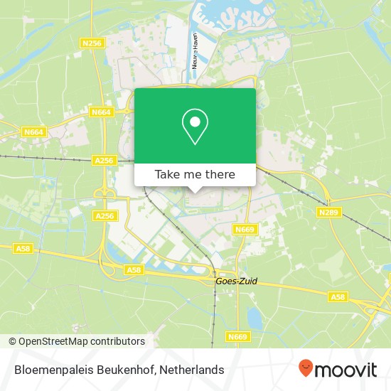 Bloemenpaleis Beukenhof kaart