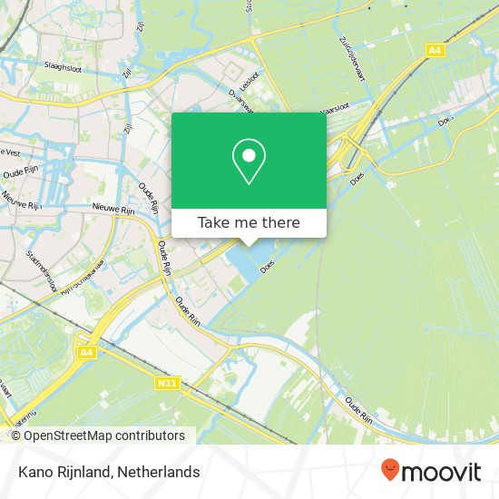Kano Rijnland kaart