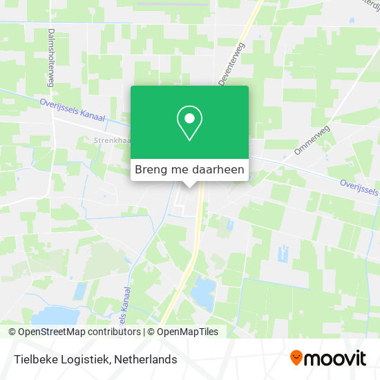 Tielbeke Logistiek kaart