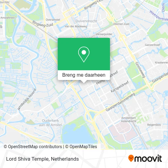 Lord Shiva Temple kaart