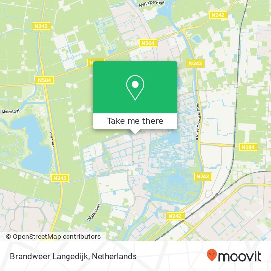 Brandweer Langedijk kaart