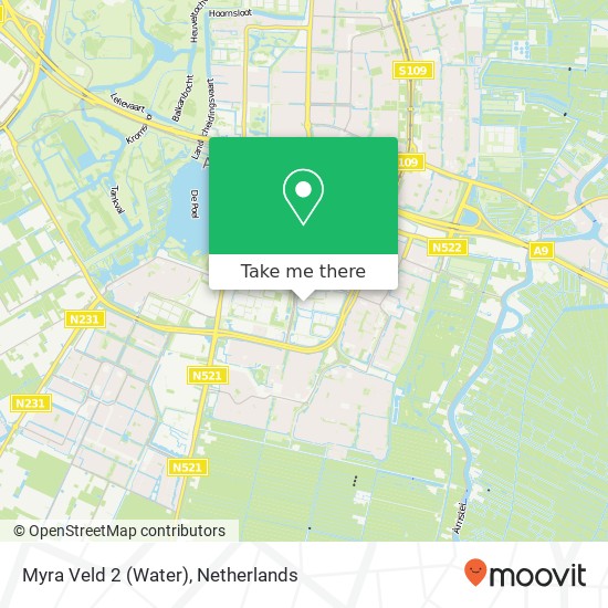 Myra Veld 2 (Water) kaart