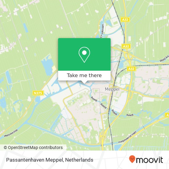 Passantenhaven Meppel kaart