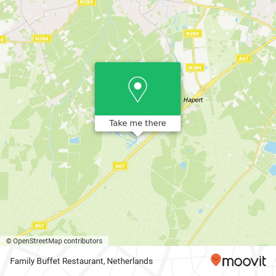 Family Buffet Restaurant kaart