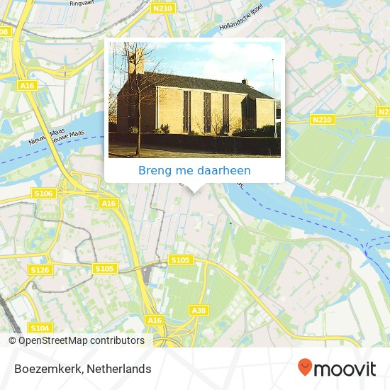 Boezemkerk kaart
