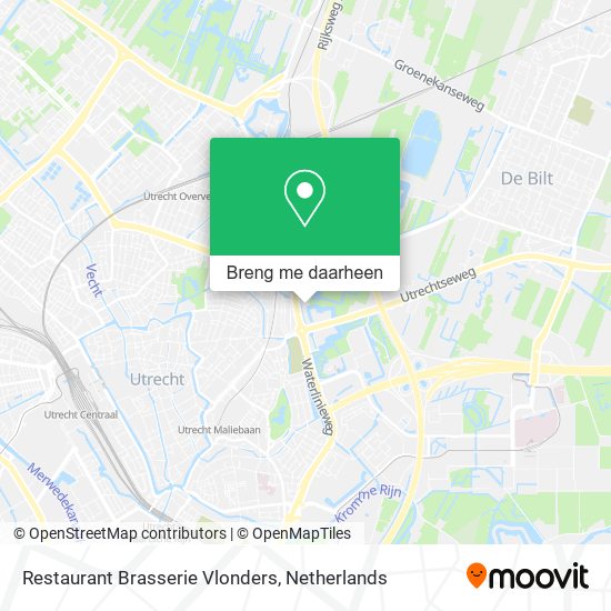 Restaurant Brasserie Vlonders kaart