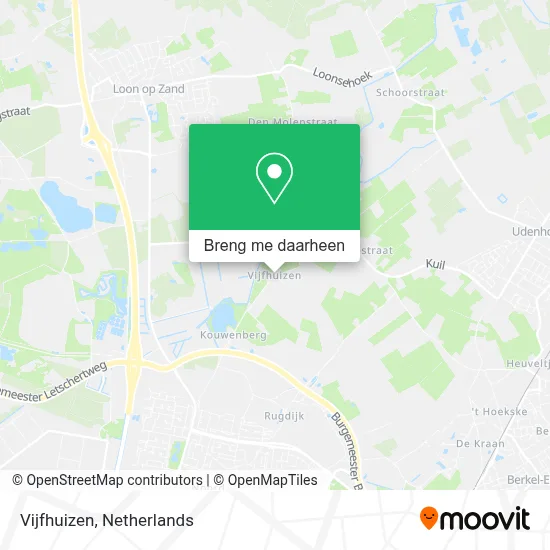 Vijfhuizen kaart