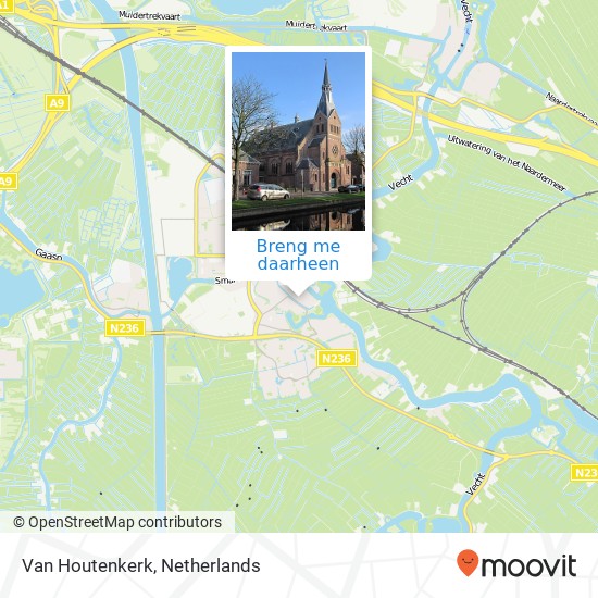 Van Houtenkerk kaart