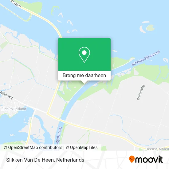 Slikken Van De Heen kaart