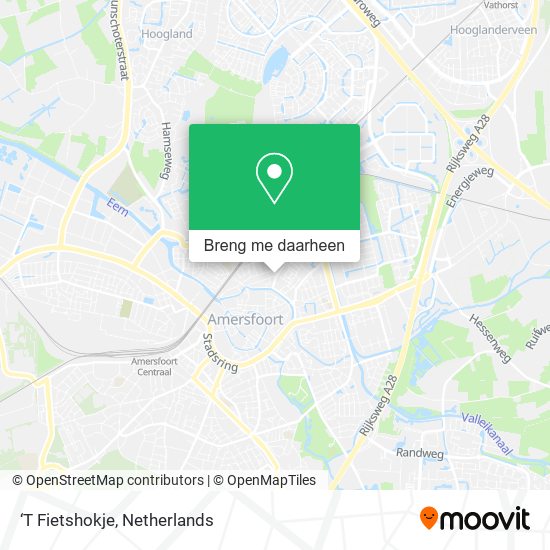 ‘T Fietshokje kaart