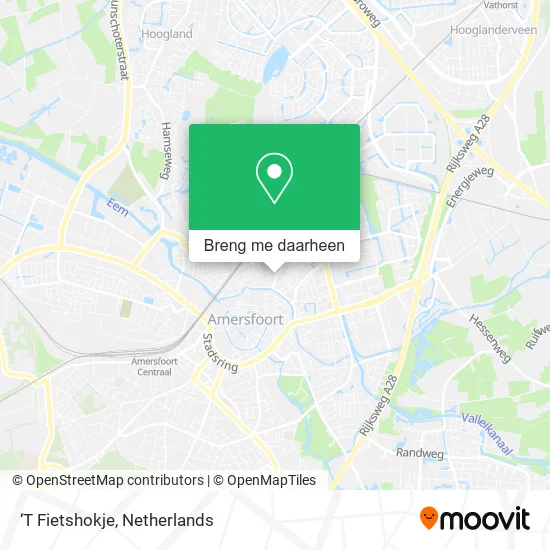 ‘T Fietshokje kaart