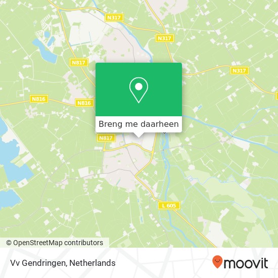 Vv Gendringen kaart