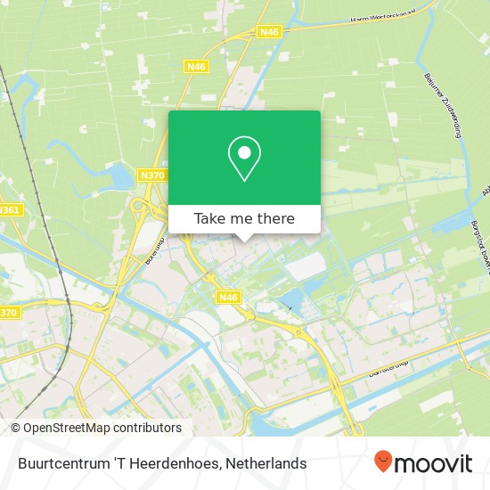 Buurtcentrum 'T Heerdenhoes kaart