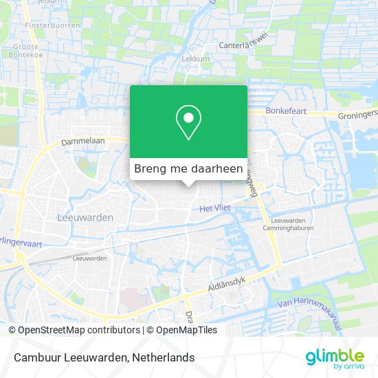 Cambuur Leeuwarden kaart