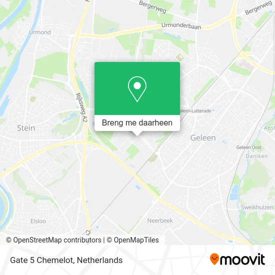 Gate 5 Chemelot kaart