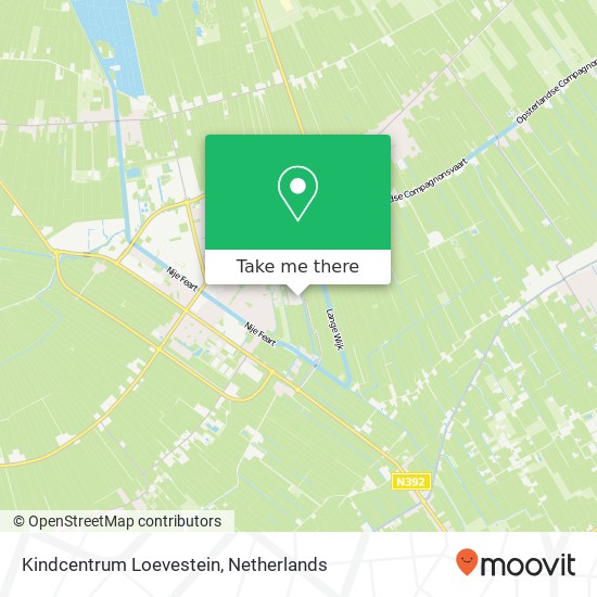 Kindcentrum Loevestein kaart