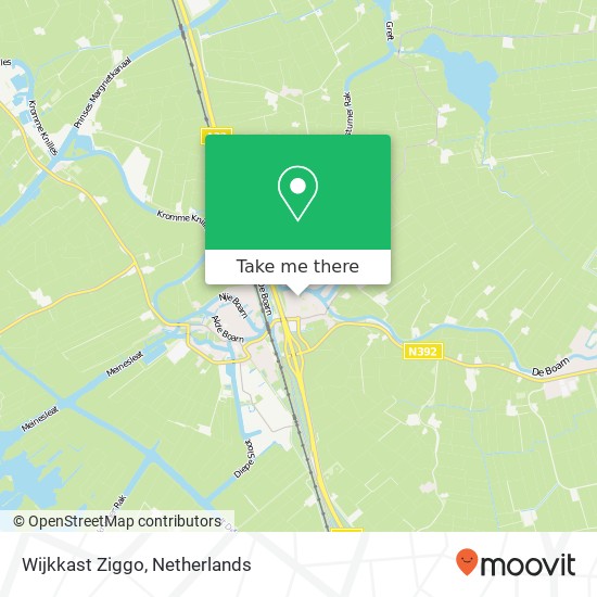 Wijkkast Ziggo kaart