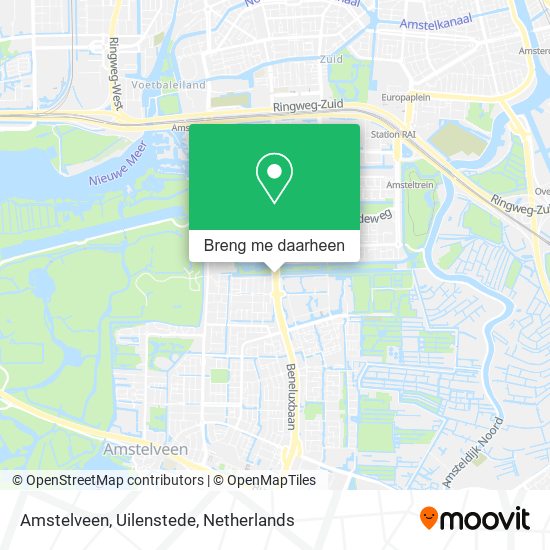 Amstelveen, Uilenstede kaart