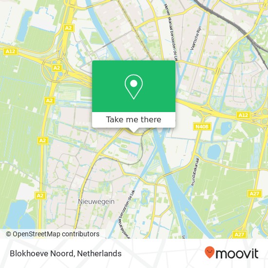 Blokhoeve Noord kaart