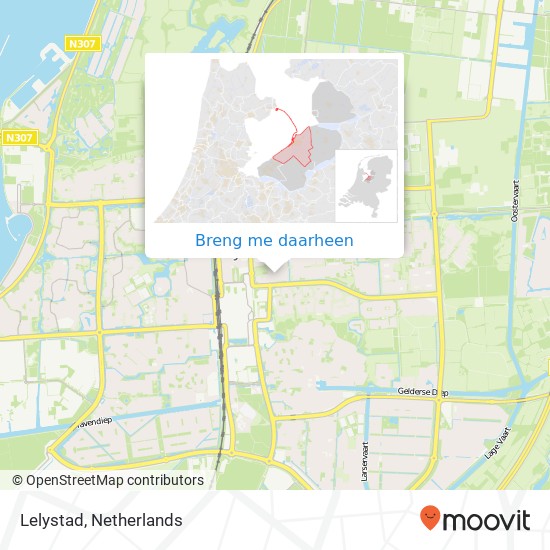 Lelystad kaart