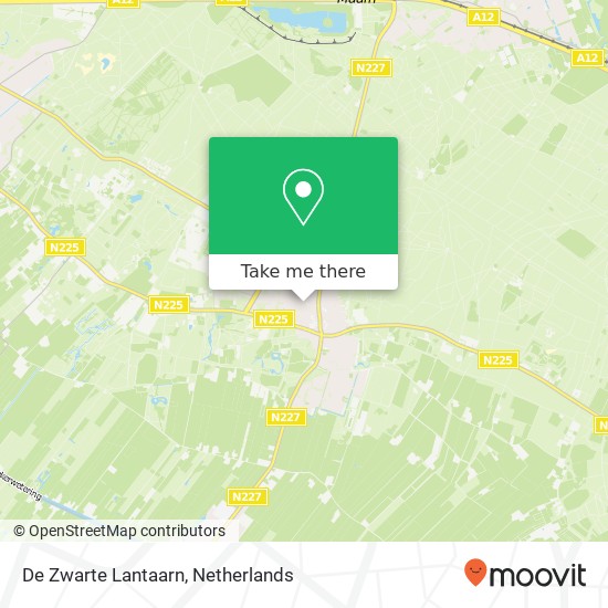 De Zwarte Lantaarn kaart