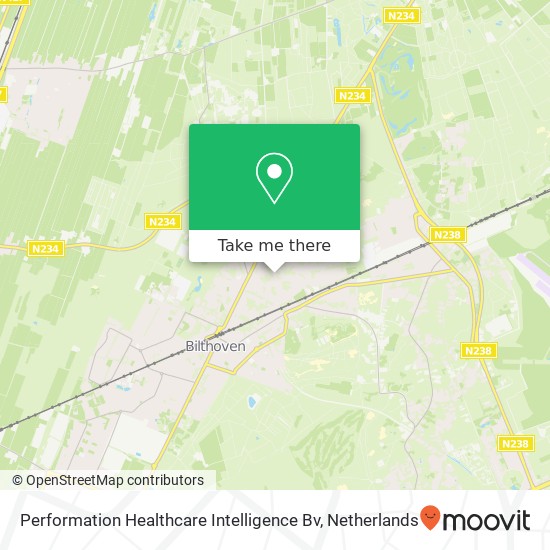 Performation Healthcare Intelligence Bv kaart