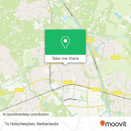 To Hölscherplein kaart