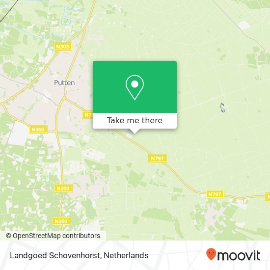 Landgoed Schovenhorst kaart