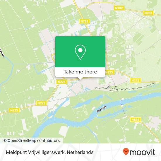 Meldpunt Vrijwilligerswerk kaart