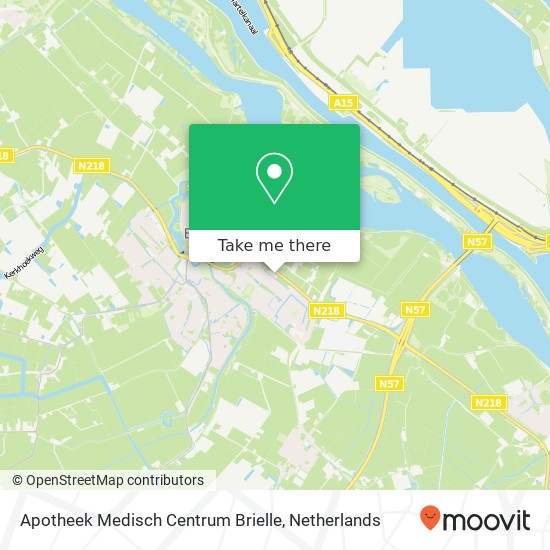 Apotheek Medisch Centrum Brielle kaart