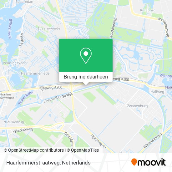 Haarlemmerstraatweg kaart