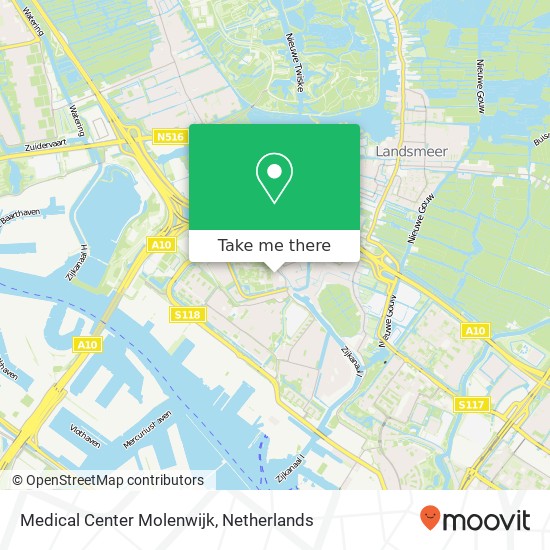 Medical Center Molenwijk kaart