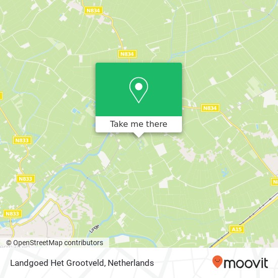 Landgoed Het Grootveld kaart