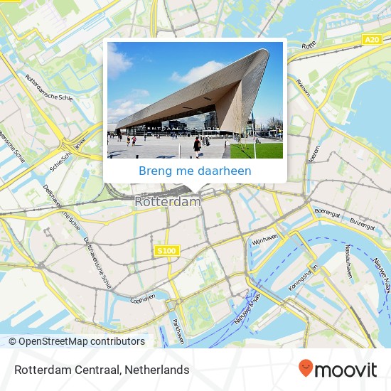 Rotterdam Centraal kaart