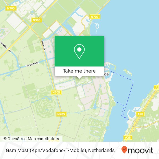 Gsm Mast (Kpn / Vodafone / T-Mobile) kaart