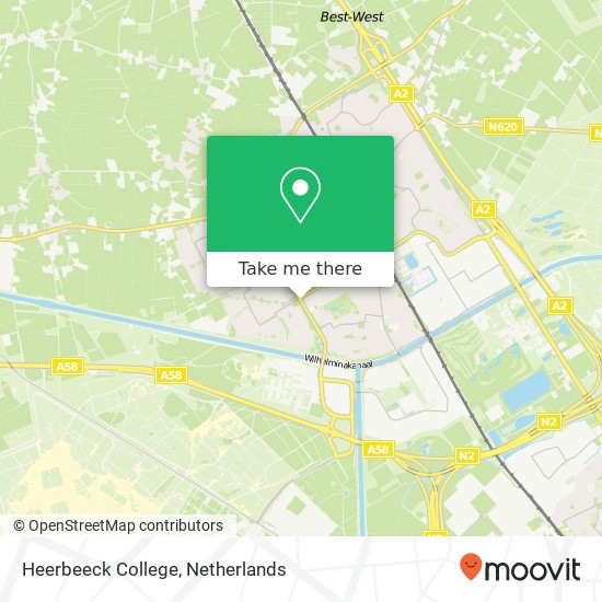 Heerbeeck College kaart