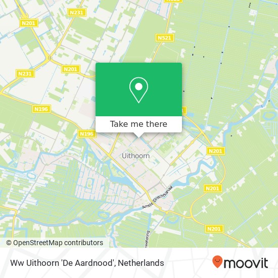 Ww Uithoorn 'De Aardnood' kaart