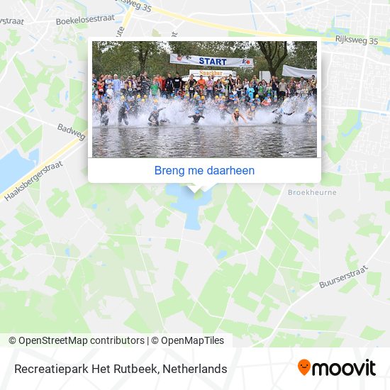Recreatiepark Het Rutbeek kaart