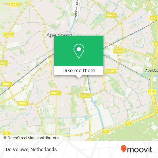 De Veluwe kaart