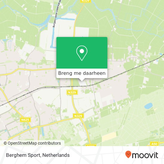 Berghem Sport kaart