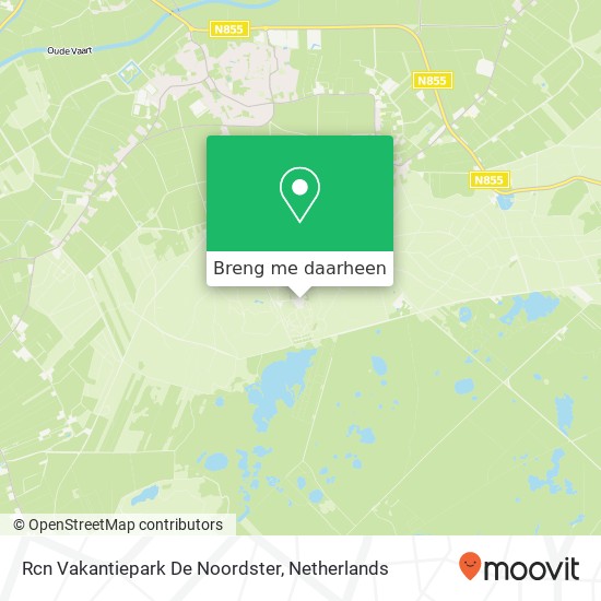 Rcn Vakantiepark De Noordster kaart