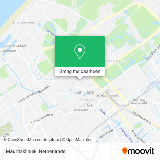 Mauritskliniek kaart