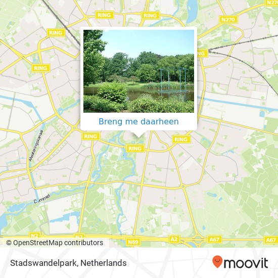 Stadswandelpark kaart