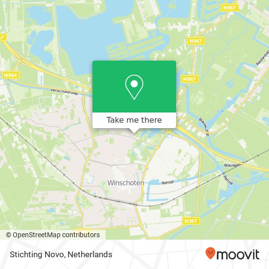 Stichting Novo kaart