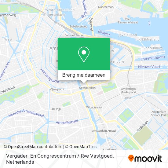 Vergader- En Congrescentrum / Rve Vastgoed kaart