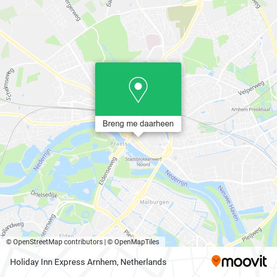 Holiday Inn Express Arnhem kaart