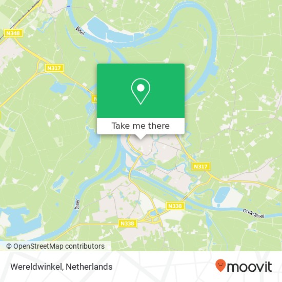 Wereldwinkel kaart