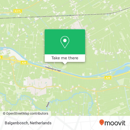 Balgenbosch kaart