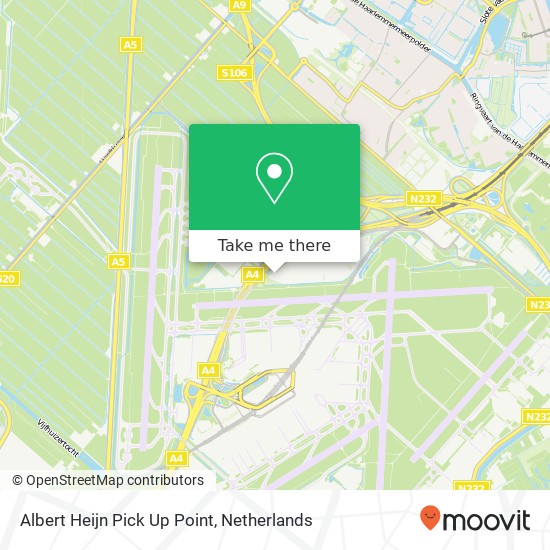 Albert Heijn Pick Up Point kaart