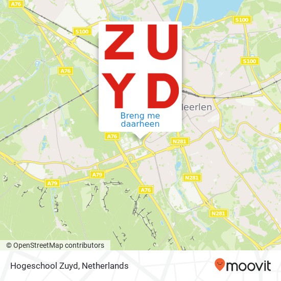 Hogeschool Zuyd kaart